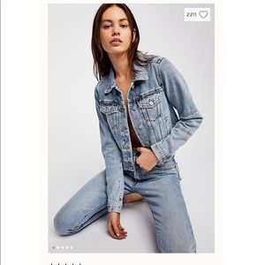 Free People Rumors Denim Jacket